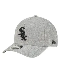 ニューエラ メンズ アクセサリー 帽子 コットン New Era Mens Gray Chicago White Sox Cotton Weave MCrown AFrame 9FORTY Adjustable Hat Gray グレー