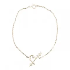 ティファニー ラビング ハート アロー シルバー ブレスレット Aランク ti1919gg