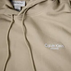 カルバンクライン メンズ アウター パーカー・スウェット プリント Calvin Klein Jeans Mens Back Print Hoodie Ancient Marble