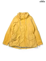 古着 nautica ノーティカ 無地 コットン100％ 長袖 アウター ライトジャケット 黄 (ttu2601076)
