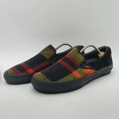 VANS バンズ スリッポンスニーカー ローカット チェック 28cm メンズ マルチカラー B-8-1
