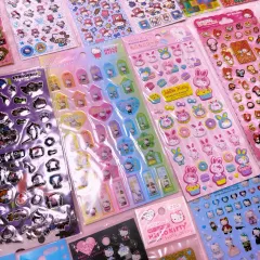 ゴー hello kitty(ハローキティ) ステッカー 文具 シール キティーストラップ お守り エヴァンゲリオン ONE PIECE