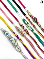 振袖用帯締め 飾り付き 7本おまとめ出品 正絹 a