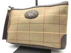 BURBERRY　バーバリー　クラッチバッグ　チェック　443