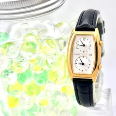 【新品電池】SEIKO セイコー NOIE ノイエ デュアルタイム ゴールド レディース 腕時計 1E20-3A00 594008 新品ベルト
