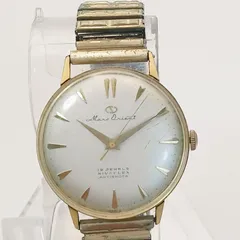 【稼働 良品】0212-4 Mars ORIENT マーズ オリエント マース 14KGF メンズ腕時計 手巻き ゴールド文字盤