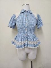 リズリサ ヴィンテージ ぺプラム ブラウス