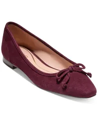 コールハーン レディース シューズ パンプス Cole Haan Womens Paget Ballet Flats Black Garnet Suede ブラック