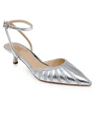 ジュウェルダグレイミシュカ レディース シューズ パンプス Jewel Badgley Mischka Womens Fable Evening Pumps Silver Metallic シルバー