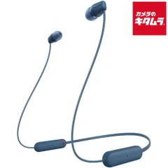 【新品】ソニー SONY ワイヤレスステレオヘッドセット DSEE搭載/防滴仕様 ブルー WI-C100 LZ 《納期約１週間》