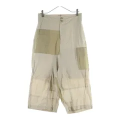 Y's (ワイズ) 19SS リネン混 パッチワーク ドローストリングサルエルパンツ ベージュ YH-P05-806のサムネイル