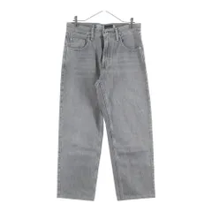 Levi's (リーバイス) SILVERTAB LOOSE シルバータブ ルーズ ジップアップ デニムパンツ グレー PC9-A3421-0006