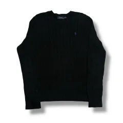 Polo Ralph Lauren ブラック ケーブル ニット