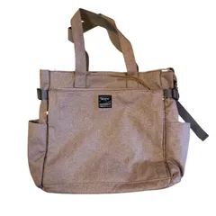  anello（アネロ） キャンバス地トートバッグ モカブラウン カジュアル 大容量【Z1775】