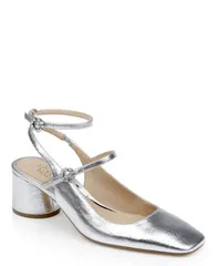 ジュウェルダグレイミシュカ レディース シューズ パンプス Jewel Badgley Mischka Keilani Maryjane Evening Pumps Silver Metallic Fabric シルバー