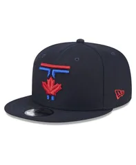 ニューエラ メンズ アクセサリー 帽子 New Era Mens Navy Toronto Blue Jays 2024 City Connect 9FIFTY Snapback Hat Navy ネイビー
