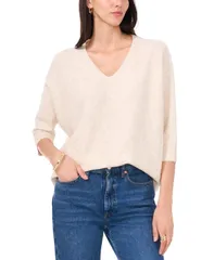 ヴィンスカムート レディース アウター ニット・セーター Vネック セーター Vince Camuto Womens VNeck DolmanSleeve Sweater Malted