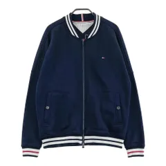 サイズ：M TOMMY HILFIGER GOLF トミー ヒルフィガーゴルフ  スウェット ジップジャケット  ネイビー系 [240101626970] ゴルフウェア メンズ ストスト