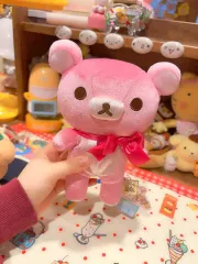 ピンク リラックマ ぬいぐるみ