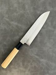 包丁 牛刀包丁 210mm V金10号 ダマスカス VG10 水牛八角柄 ⑨ - メルカリ