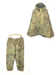 古着 80s USA製 Cabela's 「GORE-TEX」 リアルツリー カモ 迷彩 Thinsulate パデッド ゴア ジャケット パーカー & パンツ セットアップ XL 