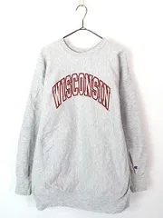 古着 90s USA製 Champion Reverse Weave 「WISCONSIN」 カレッジ リバース スウェット XL 古着 