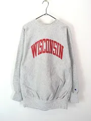 古着 90s Champion Reverse Weave 「WISCONSIN」 カレッジ リバース スウェット XXL 古着 