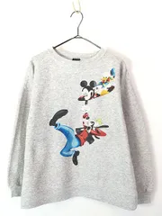 古着 90s Disney ミッキー ドナルド グーフィー スウェット トレーナー XL位 古着 
