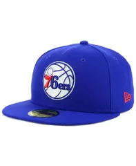 ニューエラ メンズ アクセサリー 帽子 キャップ New Era Philadelphia 76ers Basic 59FIFTY Fitted Cap 2018 RoyalBlue ロイヤルブルー
