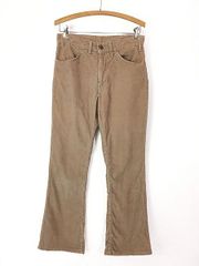 70s levis 646 フレアパンツ コーデュロイ コーズ サックスブルー