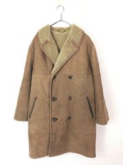 80's ヴィンテージ リアルムートン ランチコート XL - メルカリ
