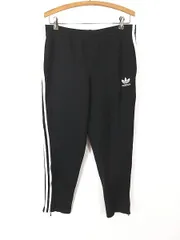 古着 90s adidas 3ライン トレフォイル ロゴ 刺しゅう ジャージ トラック パンツ S 古着 