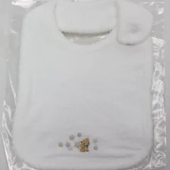 669)【未使用タグ付き】familiar ホワイト くま スタイ