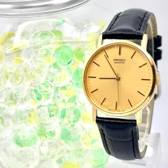 【新品電池】SEIKO セイコー メンズ 腕時計 ゴールド 2C21-0120 444355 新品ベルト