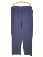 古着 90s Polo Ralph Lauren ワンポイント ソリッド スウェット イージー パンツ 紺 XL 古着 