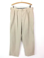 古着 90s Polo Ralph Lauren タック チノ パンツ テーパード ベージュ W35 L30 古着 