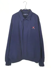 古着 POLO GOLF Ralph Lauren 異素材 フェイク スエード ハーフスナップ プルオーバー ジャケット XL 古着 