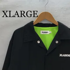 【古着】【USED】 X-LARGE EMBROIDERY OG COACHES JACKET 1183515 コーチジャケット M ブラック 素材：ポリエステル100％ メンズ ファッション