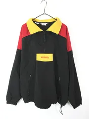 古着 90s Columbia 3カラー ハーフジップ プルオーバー リップストップ ナイロン アノラック ジャケット XL 古着 