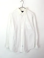 古着 Polo Ralph Lauren ホワイト プレーン シャツ 16 古着 