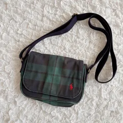 ラルフローレン　ショルダーバッグ　ミニ　チェック　ホース　キッズ