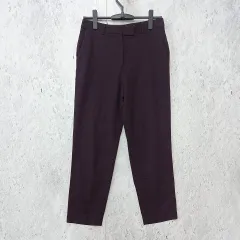 TOMORROW LAND トゥモローランド テーパード パンツ スラックス ベーシック 上品 パープル Mサイズ ◎、〇◇