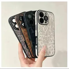 ヒョウ柄 iPhone17ケース レオパード 縁取り iPhone16Proケース iphone15ケース ラメ キラキラ iphone13ケース スマホケース アイフォンケース カメラレンズカバー付き shoujike68