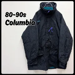 80s-90s Columbia ジャケット アウター マウンテンパーカー アノラックジャケット ブラック×パープル ヴィンテージ 古着