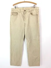 古着 90s USA製 Levi's 501-6122 ベージュ カラー デニム パンツ ジーンズ ストレート W36 L31 