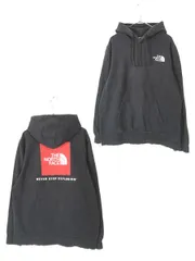 古着 TNF The North Face BIG ロゴ プリント スウェット パーカー L 古着 