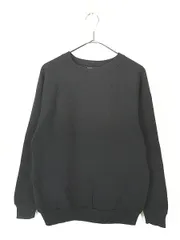 古着 80s USA製 Tultex 無地 プレーン ラグラン スウェット トレーナー ブラック L 