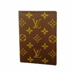ルイ・ヴィトン(Louis Vuitton) ルイ・ヴィトン パスポートケース・名刺入れ モノグラム クーヴェルテュールパスポール M60181 ブラウンメンズ レディース