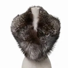 ■美品■SAGA FOX サガ フォックス ショール スカンジナビア産 シルバーフォックス ファーティペット 毛皮 ブランド古着【中古】20260212/RA7692