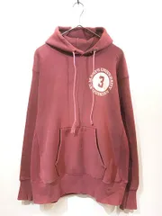 古着 70s USA製 Champion Reverse Weave 「3」 ワンポイント カレッジ リバース スウェット パーカー L 